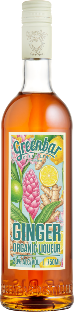 Greenbar_Ginger_liqueur Greenbar Distillery Ginger liqueur bottle