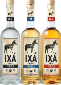 IXA tequila bottles